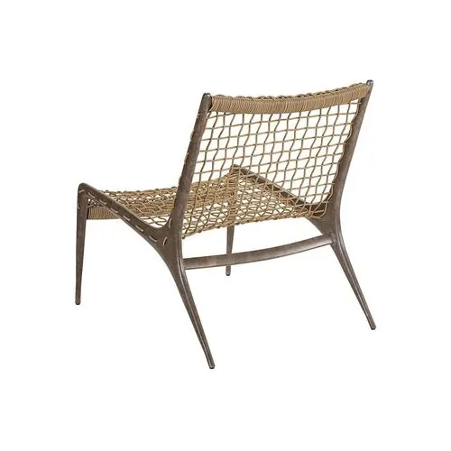 Hemingway Outdoor Accent Chair - Gray/Gold - Lane Venture, Comfortable, Durable