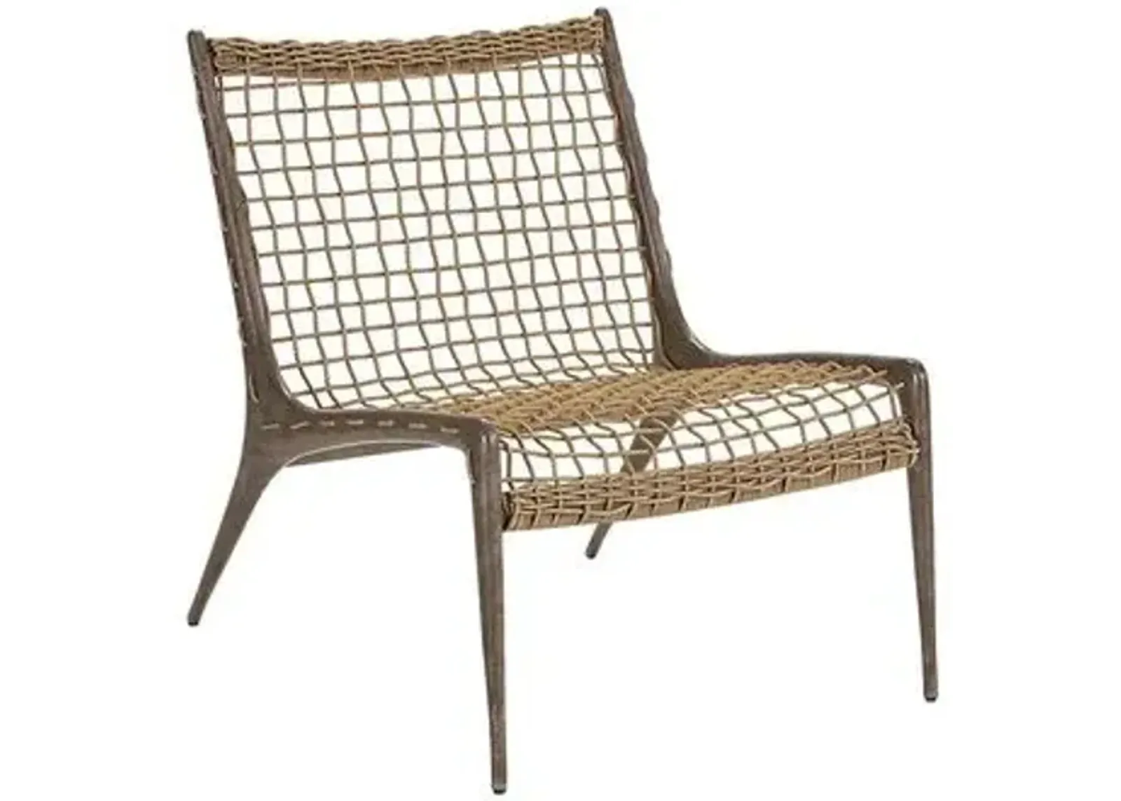 Hemingway Outdoor Accent Chair - Gray/Gold - Lane Venture, Comfortable, Durable