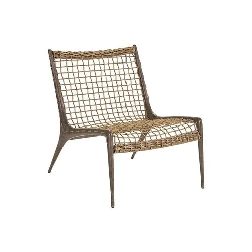 Hemingway Outdoor Accent Chair - Gray/Gold - Lane Venture, Comfortable, Durable