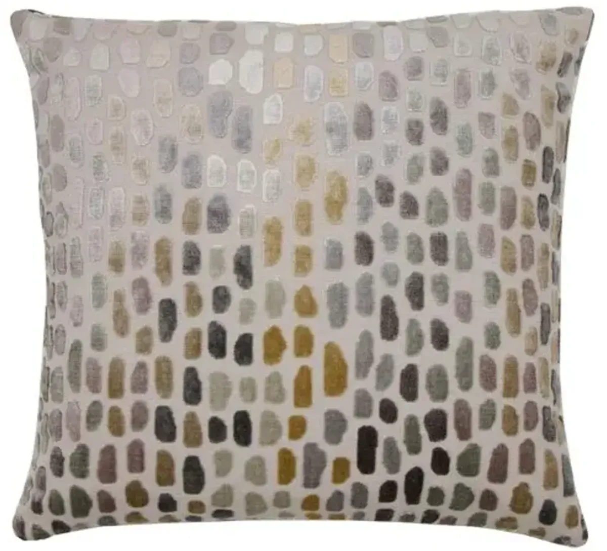 Jane 22x22 Pillow - Metallic Spot Velvet - The Piper Collection