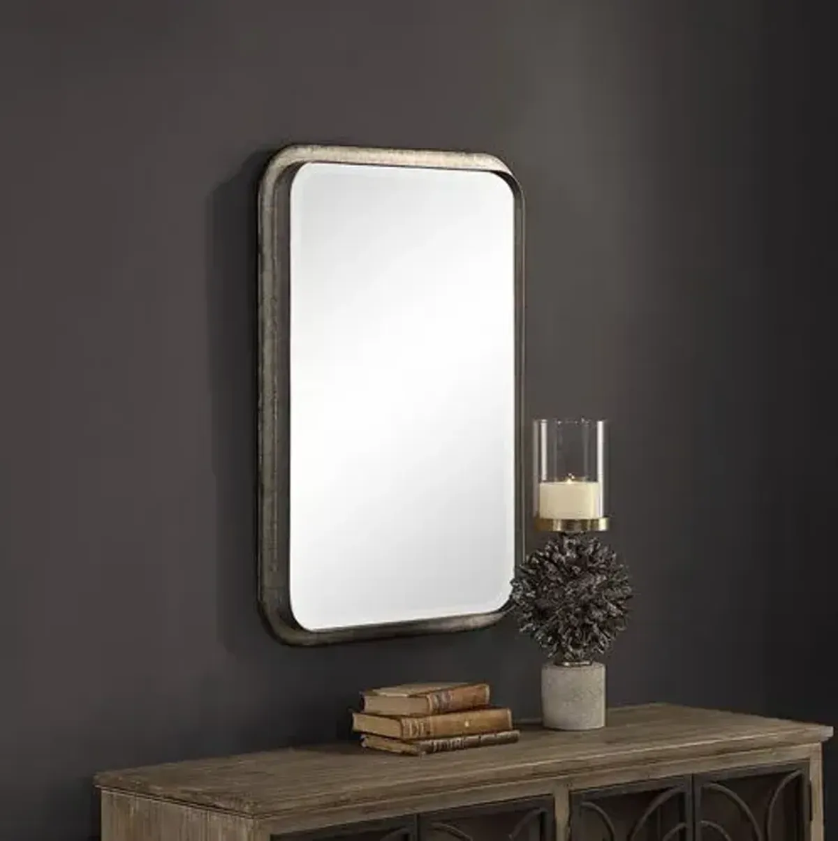 Madox Wall Mirror - Gray