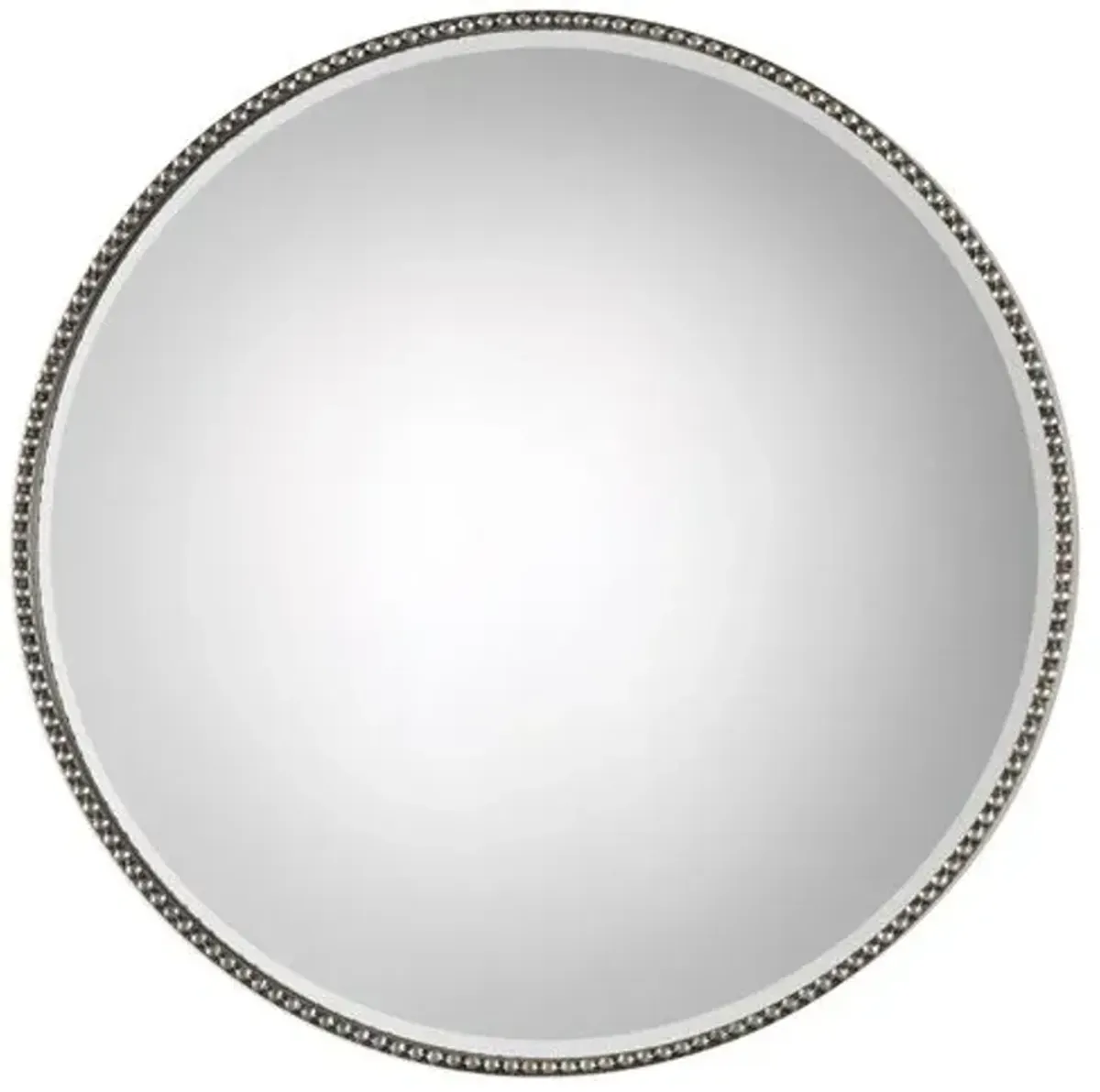 Stefania Wall Mirror - Antiqued Silver Leaf