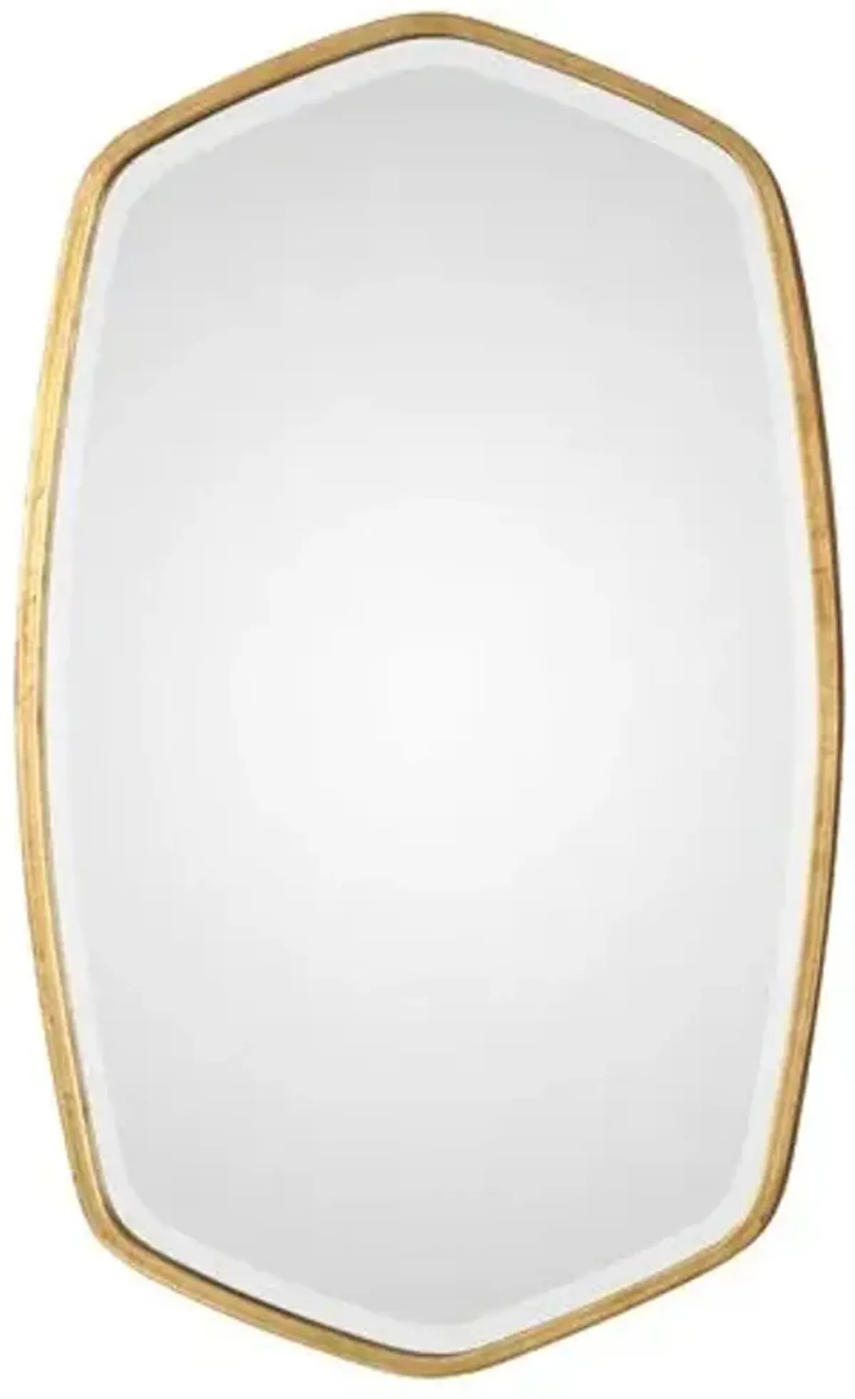 Duronia Wall Mirror - Antiqued Gold Leaf