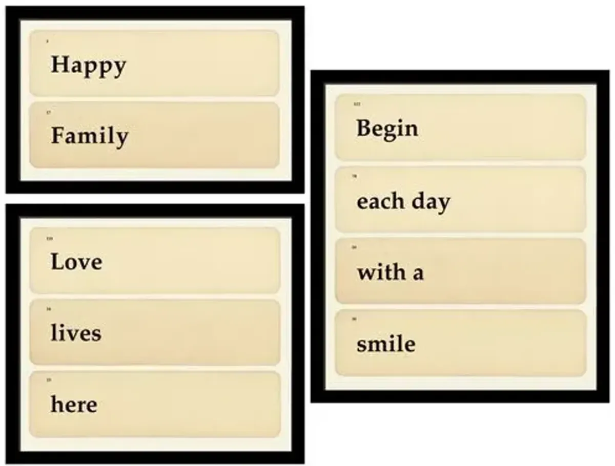 Smith & Co. - Flashcards: Happy - Love - Begin - Black