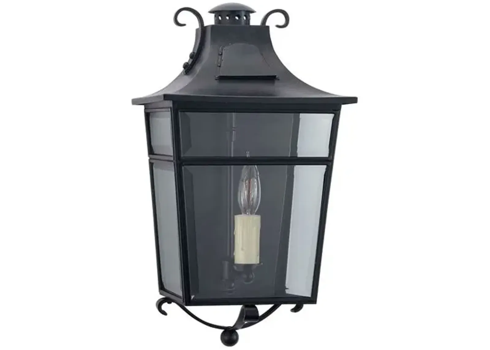 Ralph Lauren Home - Visual Comfort - Carrington Outdoor Sconce - Black