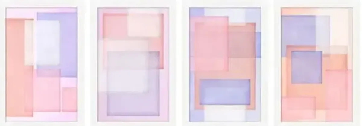 Set of 4 Pastel Layers