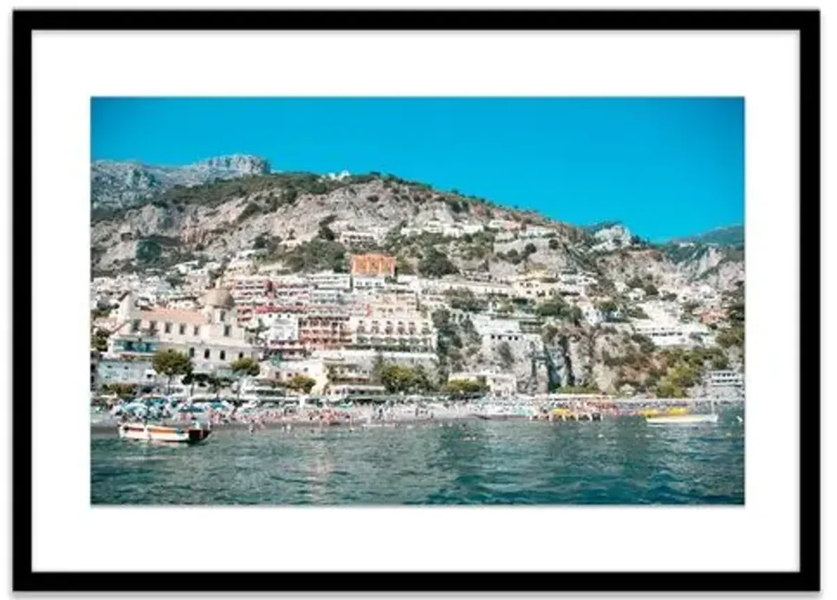 Natalie Obradovich - Positano Hillside Photograph - Blue