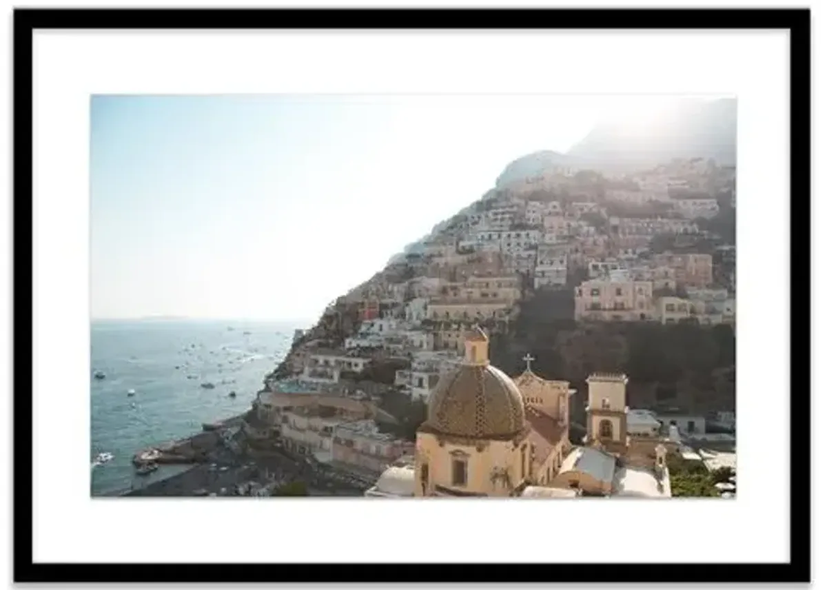 Natalie Obradovich - Positano View Photograph - Blue