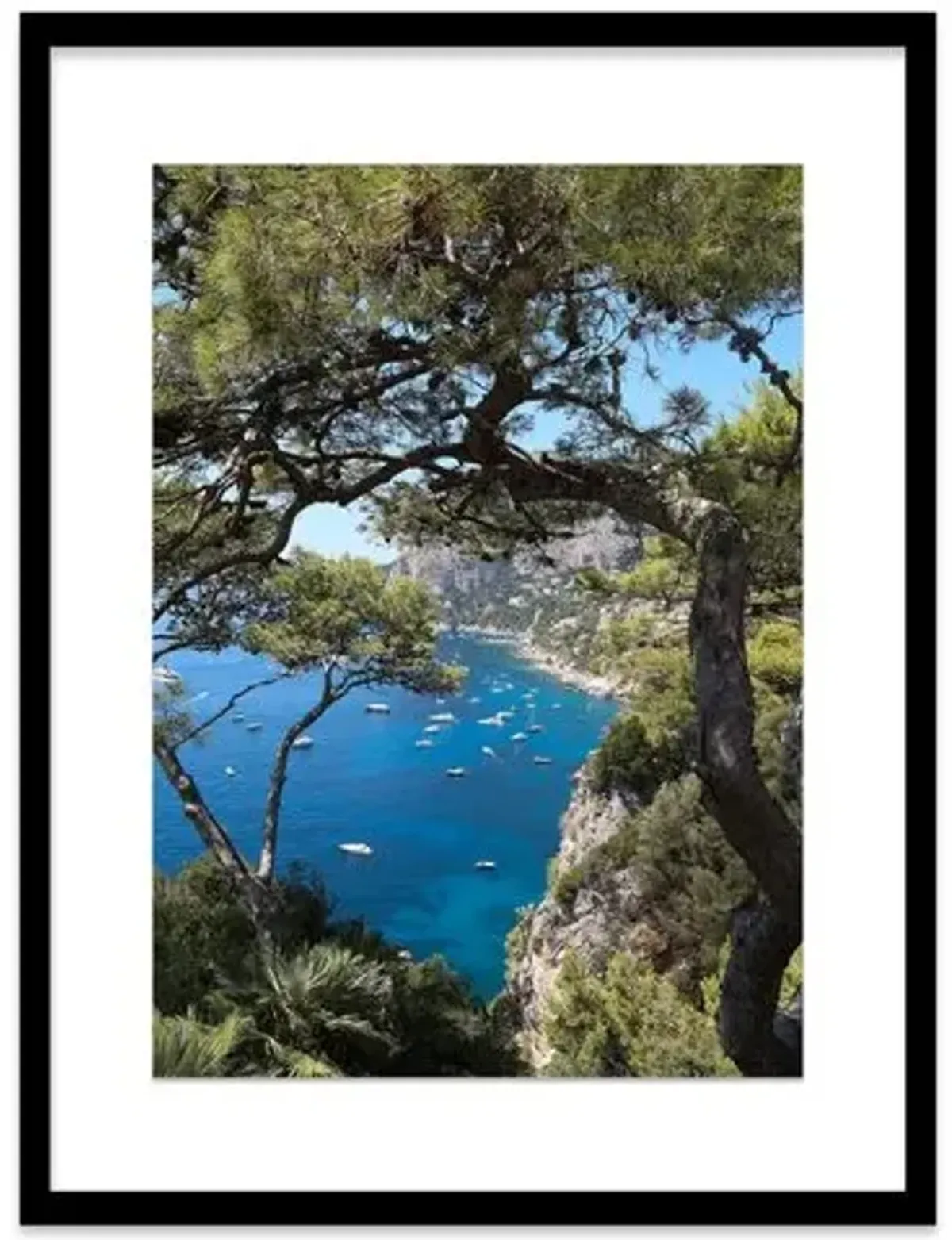 Natalie Obradovich - Punta Tragara Photograph - Blue
