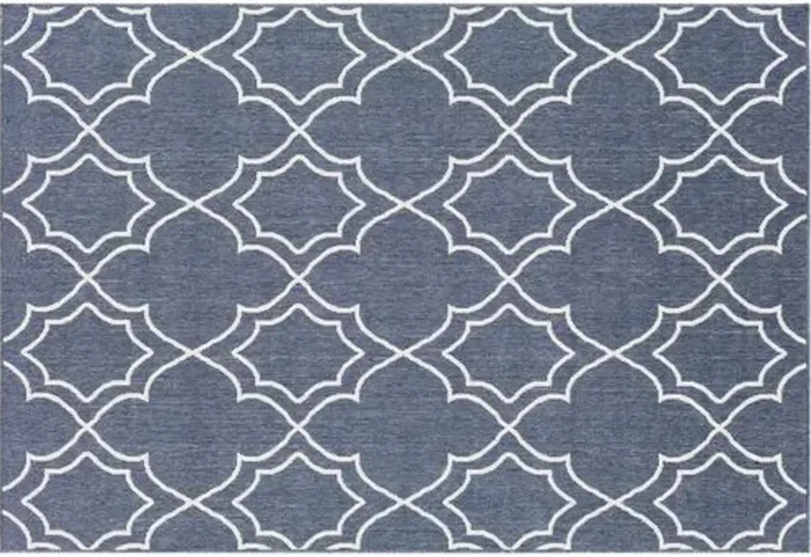 Sita Outdoor Rug - Charcoal/White - Gray - Gray