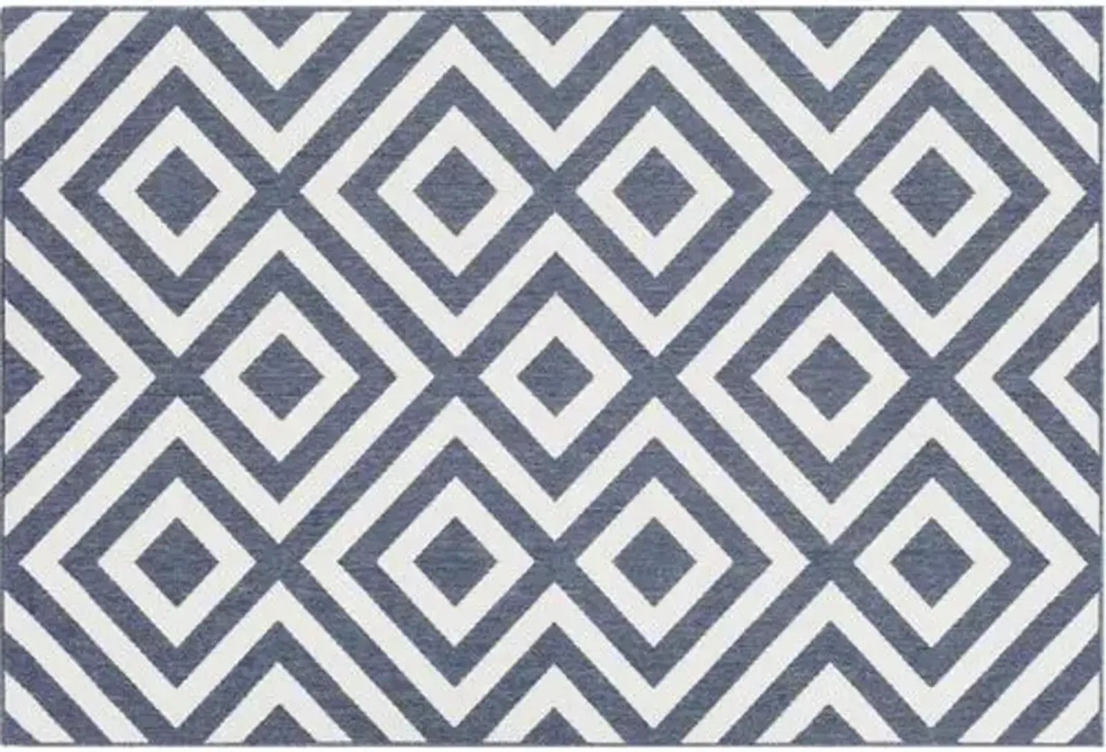 Ashley Outdoor Rug - Charcoal/White - Gray - Gray