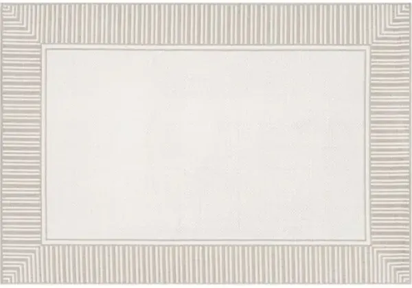 Fay Outdoor Rug - Taupe/White - Beige - Beige