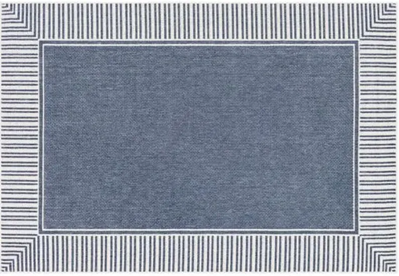 Fay Outdoor Rug - Charcoal/White - Gray - Gray