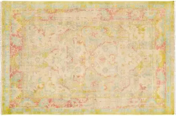 Young Rug - Lime/Khaki - Green - Green