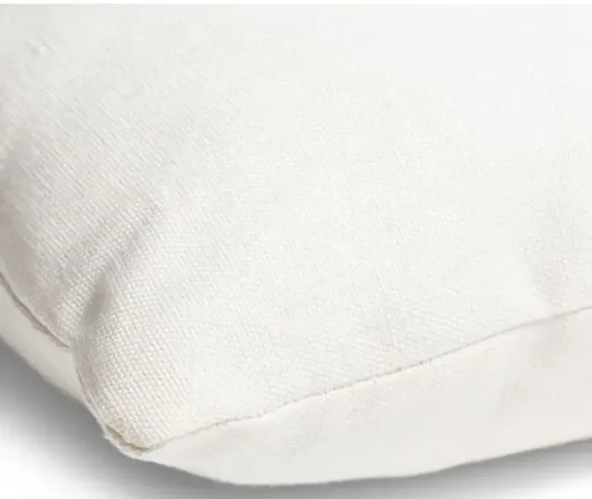 Hazel Pillow - White Linen