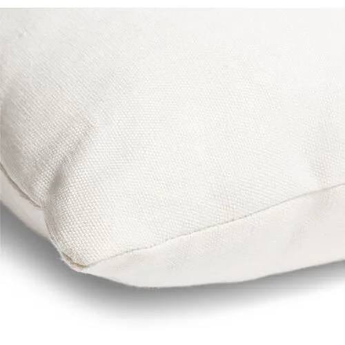 Hazel Pillow - White Linen