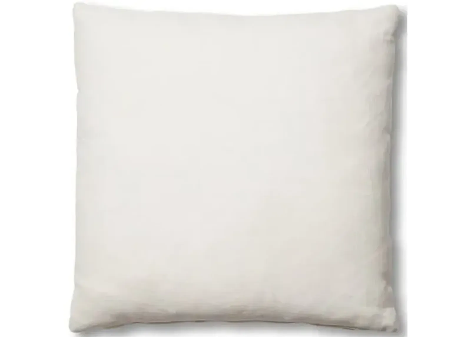 Hazel Pillow - White Linen