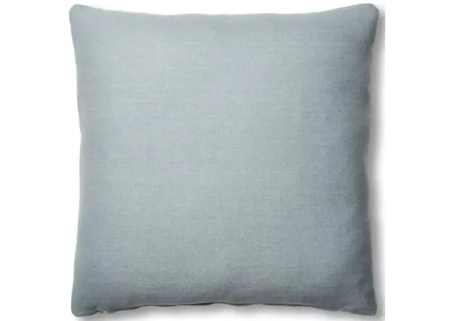 Hazel Pillow - Smoky Blue Linen