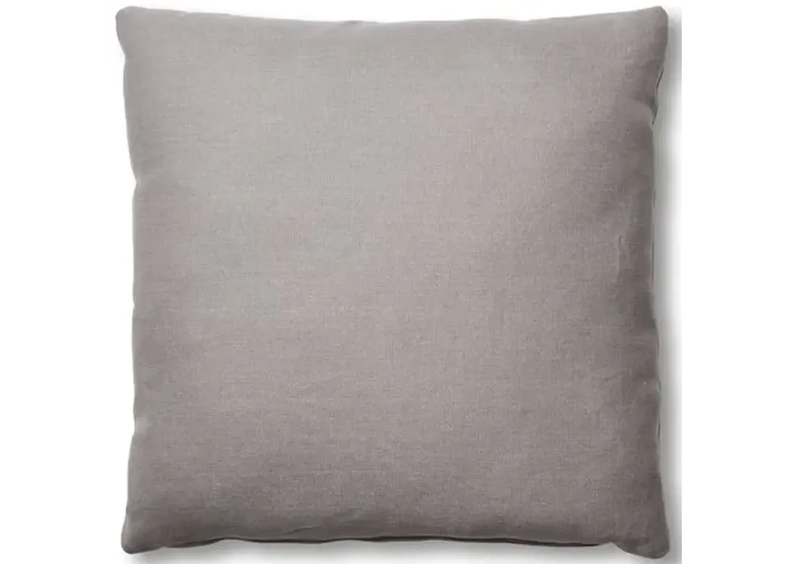 Hazel Pillow - Light Gray Linen