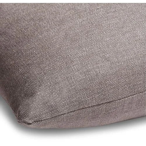 Hazel Pillow - Charcoal Linen