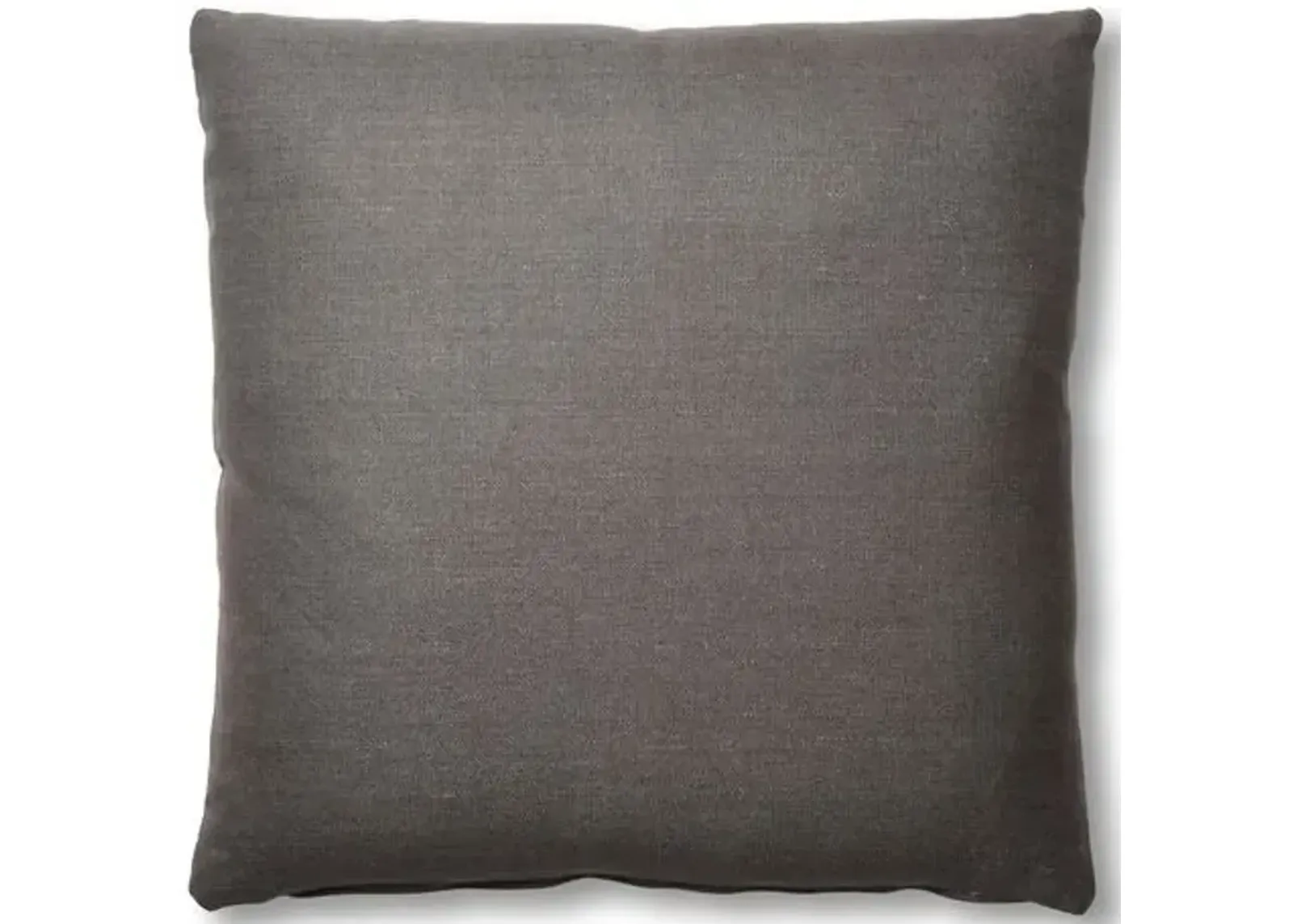 Hazel Pillow - Charcoal Linen