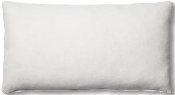 Ada Long Lumbar Pillow, White Linen