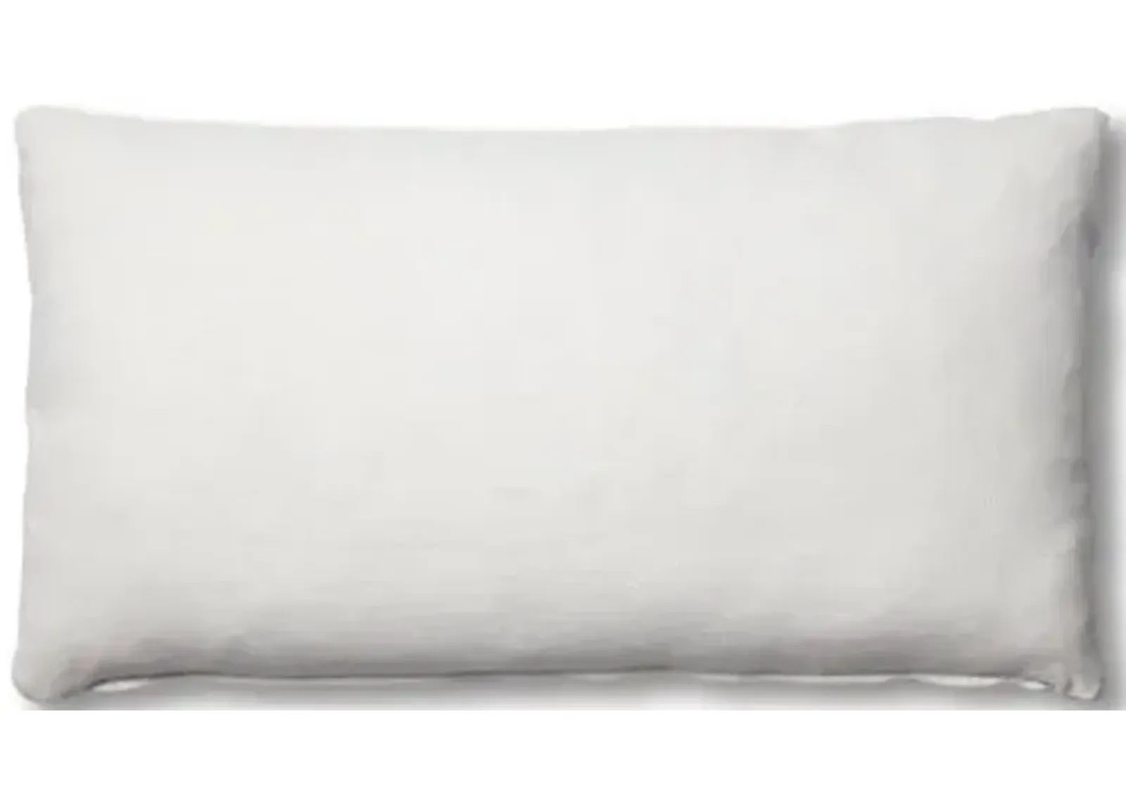 Ada Long Lumbar Pillow - White Linen