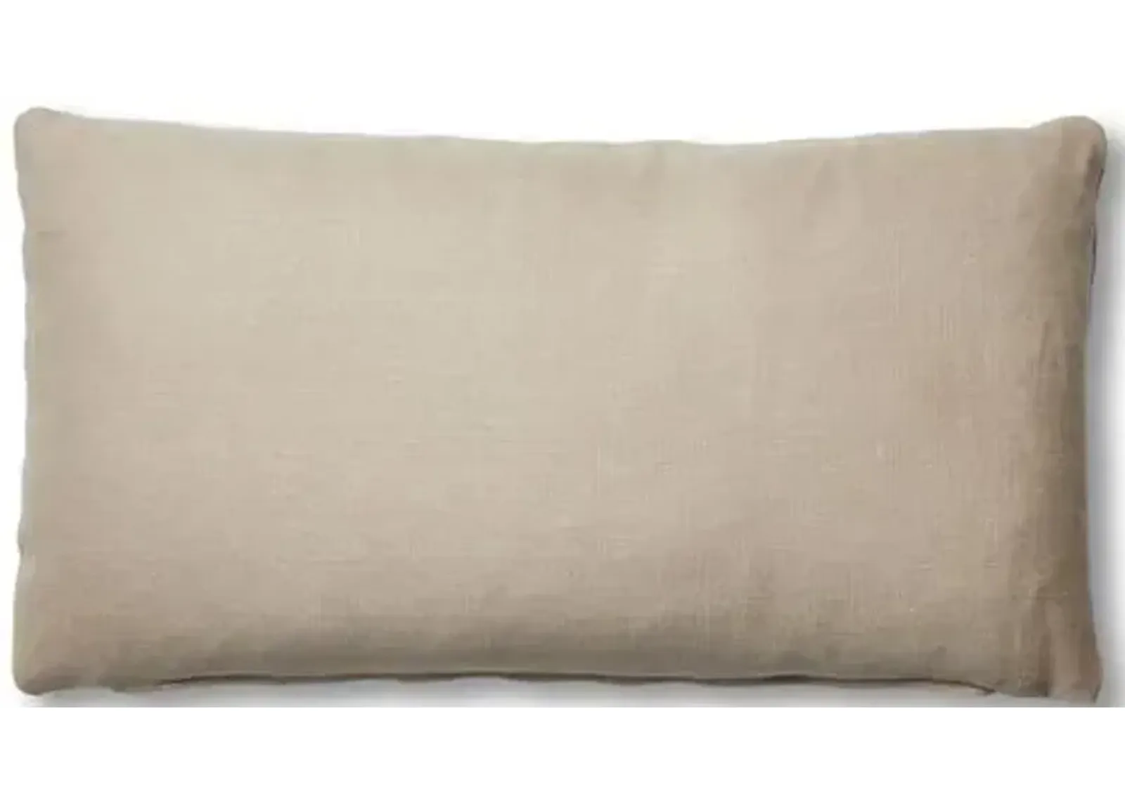 Ada Long Lumbar Pillow - Dune Linen