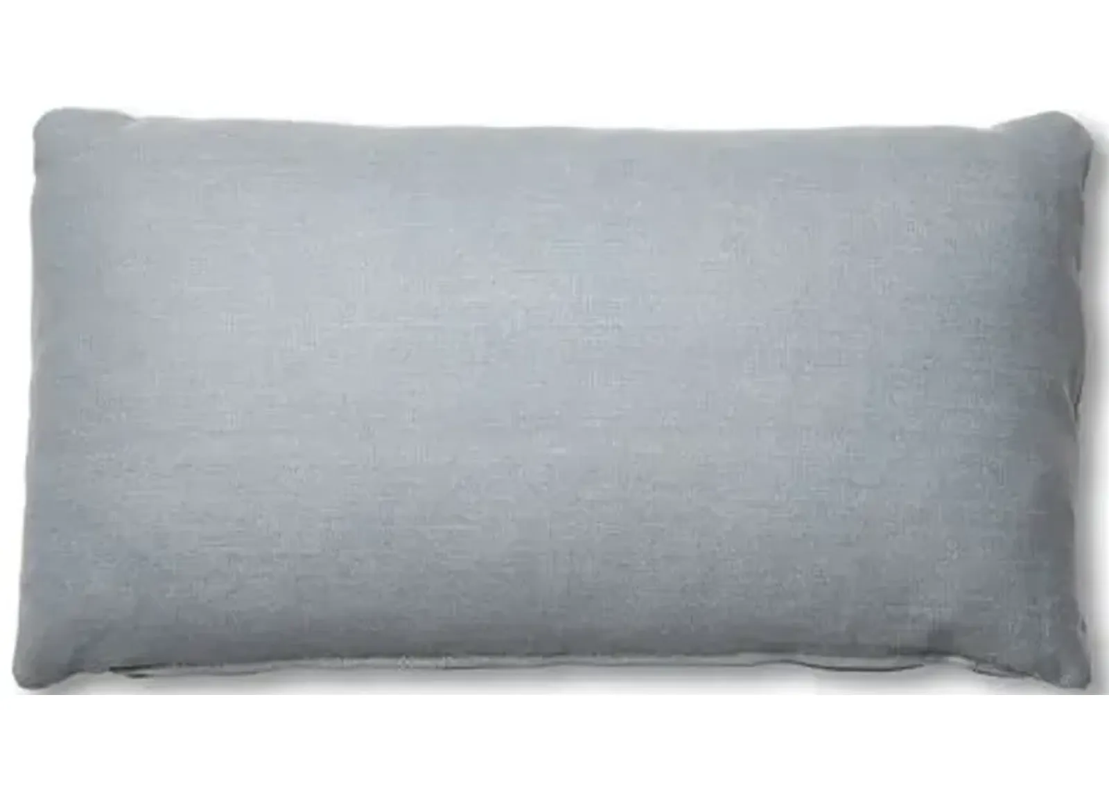 Ada Long Lumbar Pillow - Smoky Blue Linen