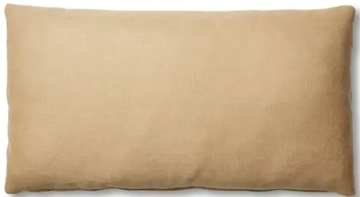 Ada Long Lumbar Pillow - Hemp Linen