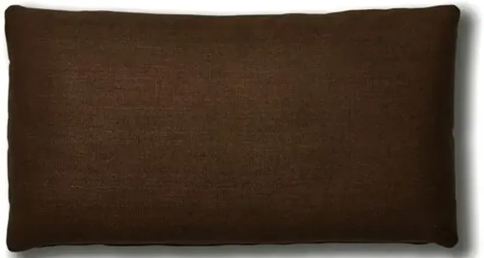 Ada Long Lumbar Pillow - Walnut Linen