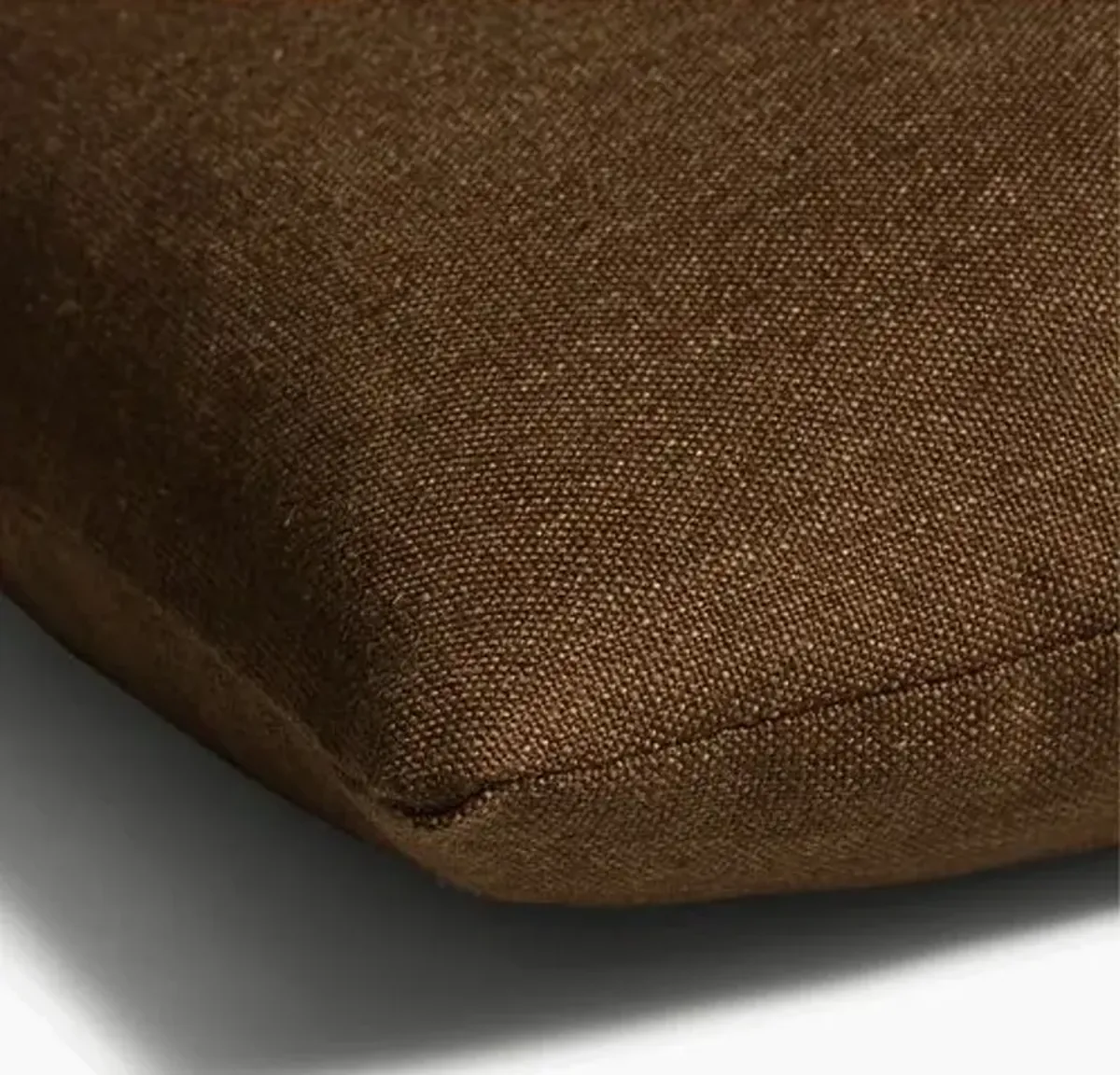 Ada Long Lumbar Pillow - Walnut Linen