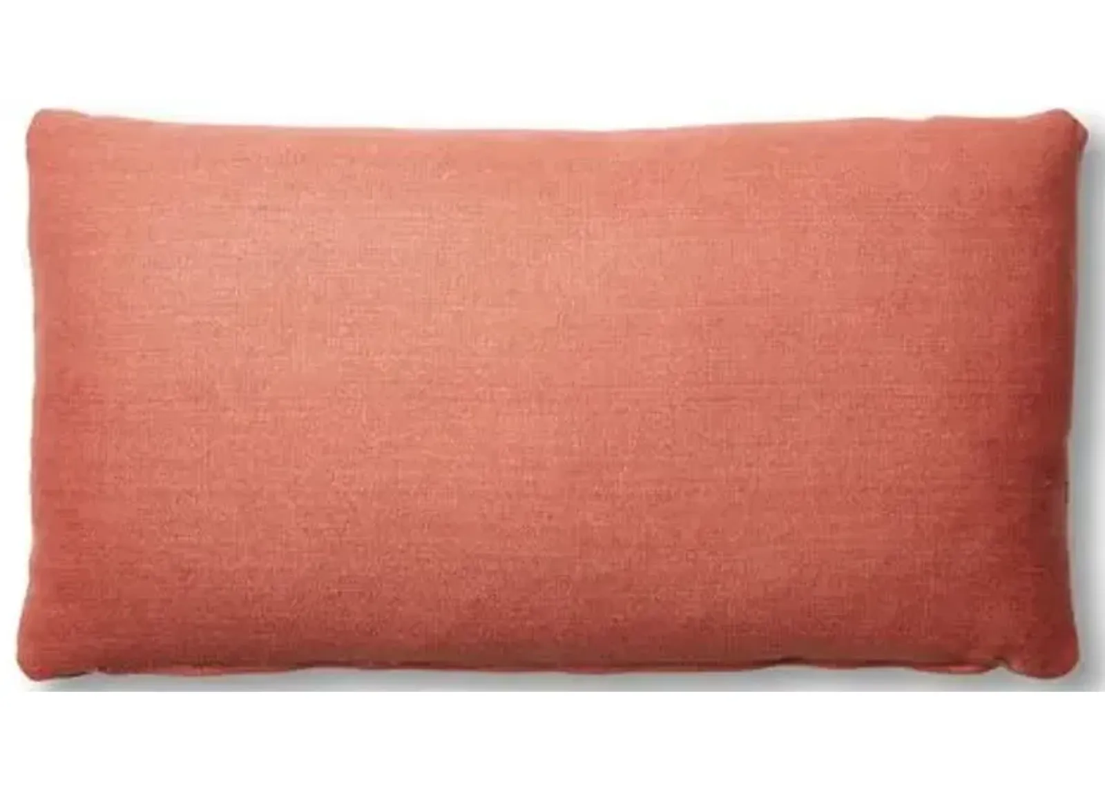 Ada Long Lumbar Pillow - Rose Linen