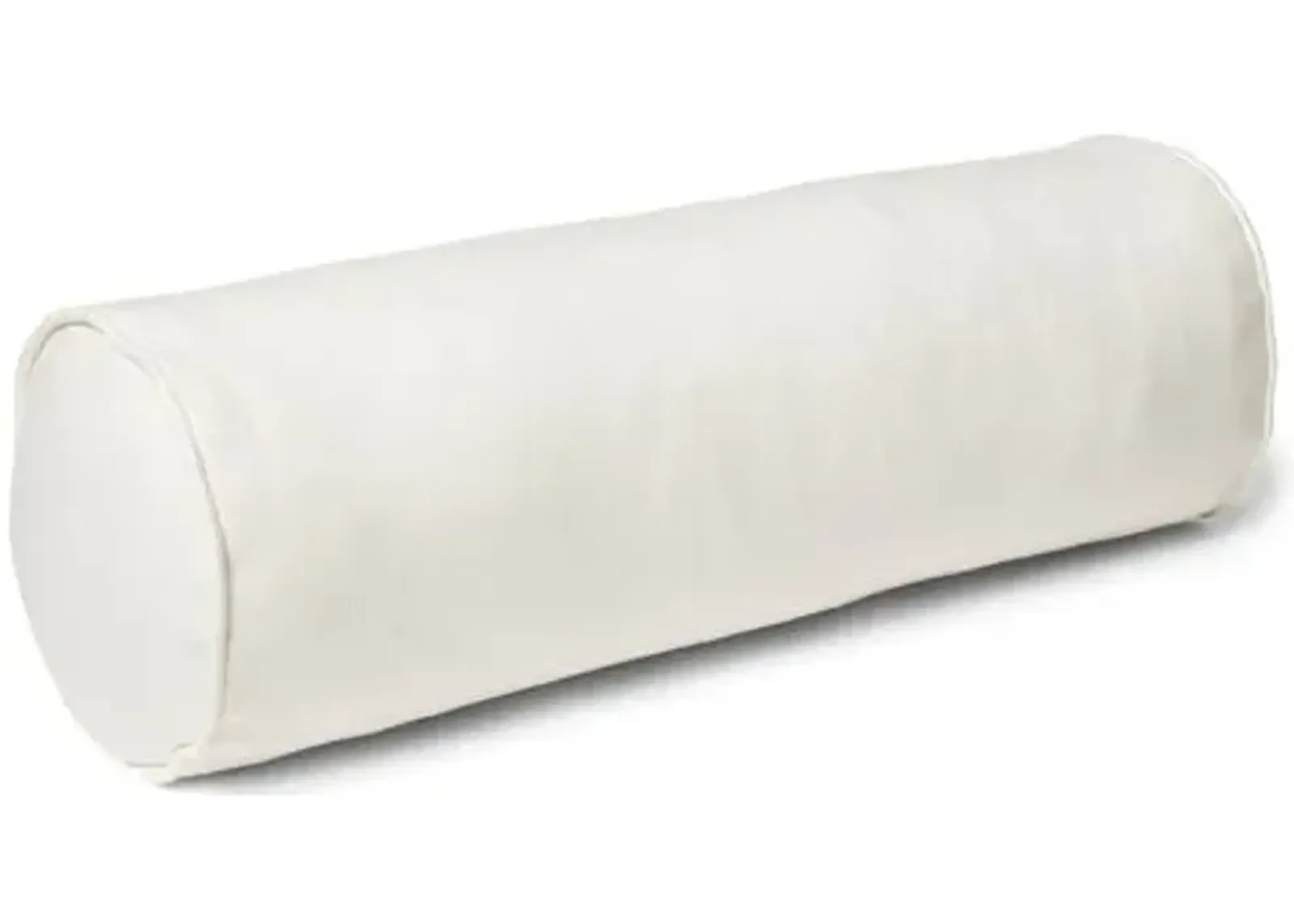 Anne Bolster Pillow - White Linen