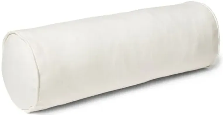 Anne Bolster Pillow - White Linen