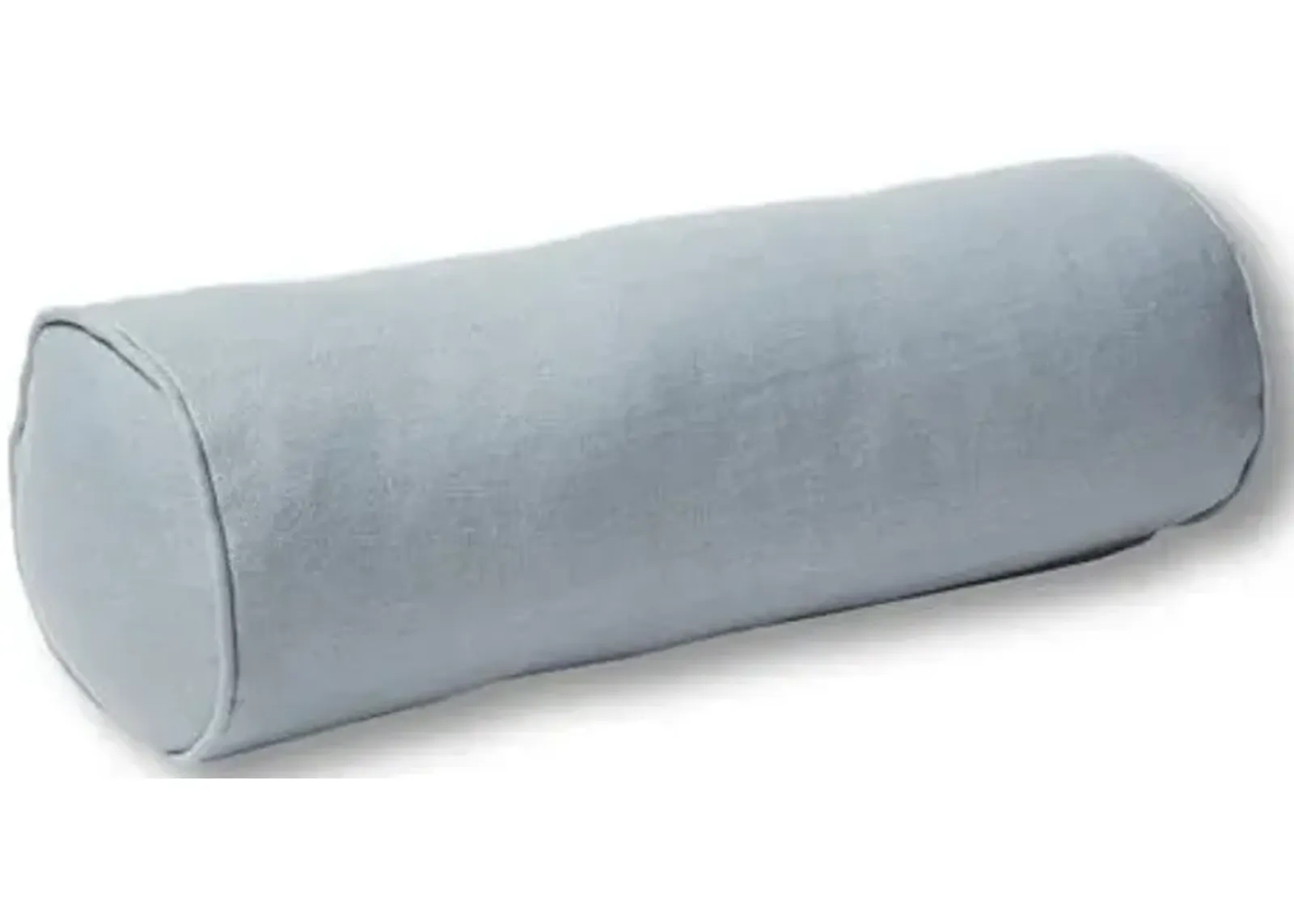 Anne Bolster Pillow - Smoky Blue Linen