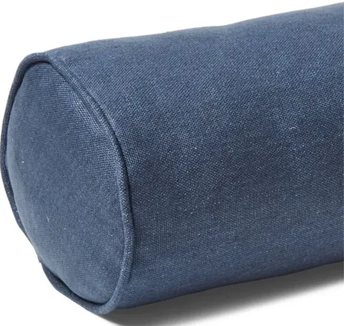 Anne Bolster Pillow - Navy Linen