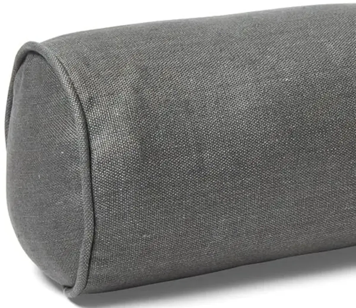 Anne Bolster Pillow - Charcoal Linen