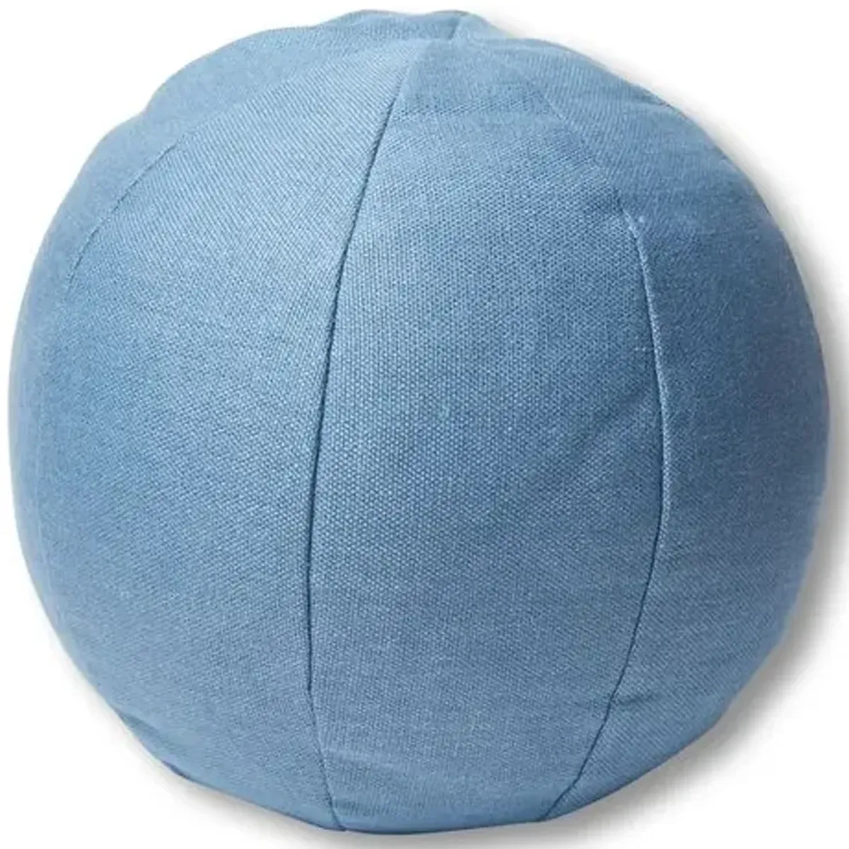 Emma 11x11 Ball Pillow - Chambray Linen