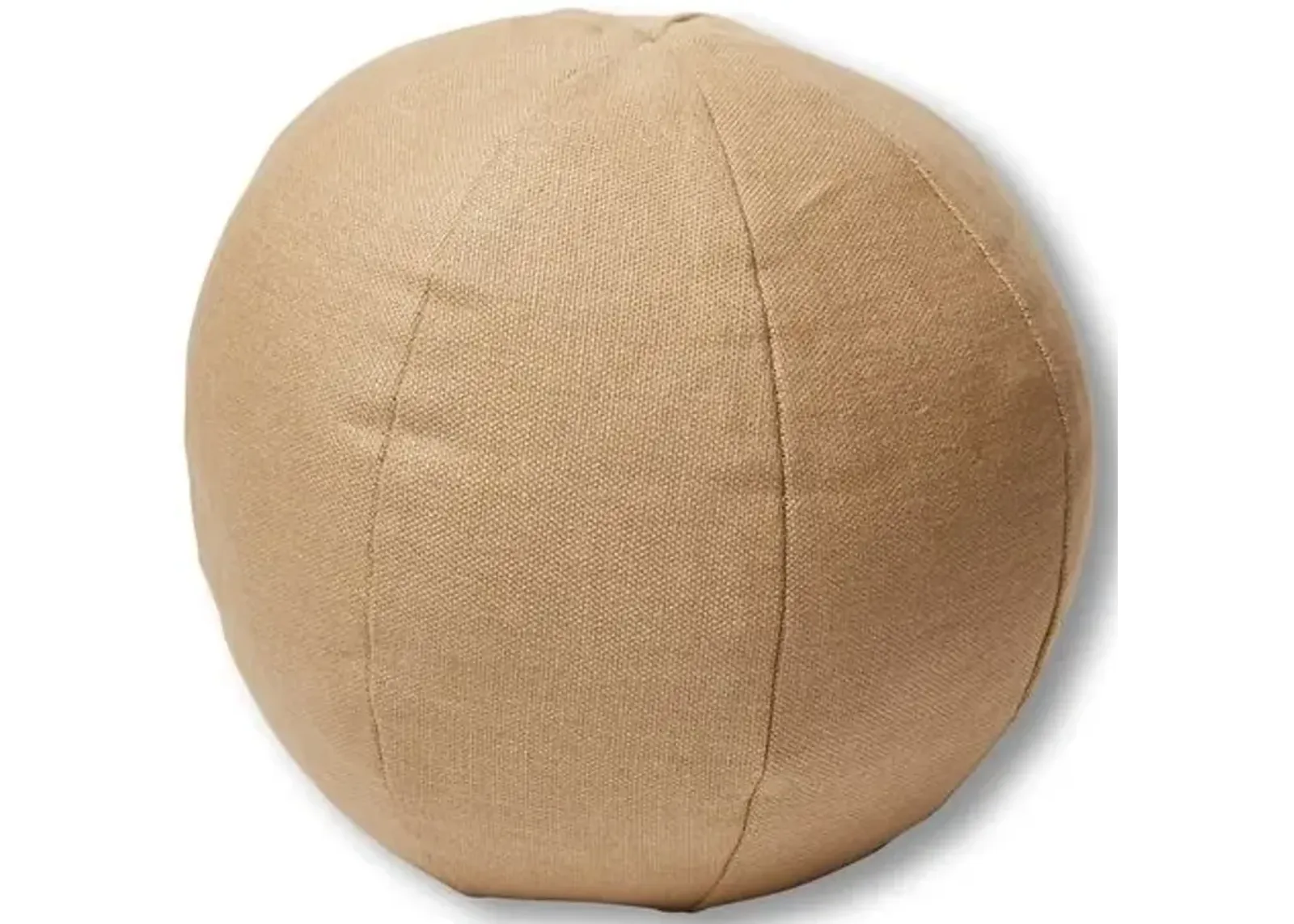 Emma 11x11 Ball Pillow - Hemp Linen