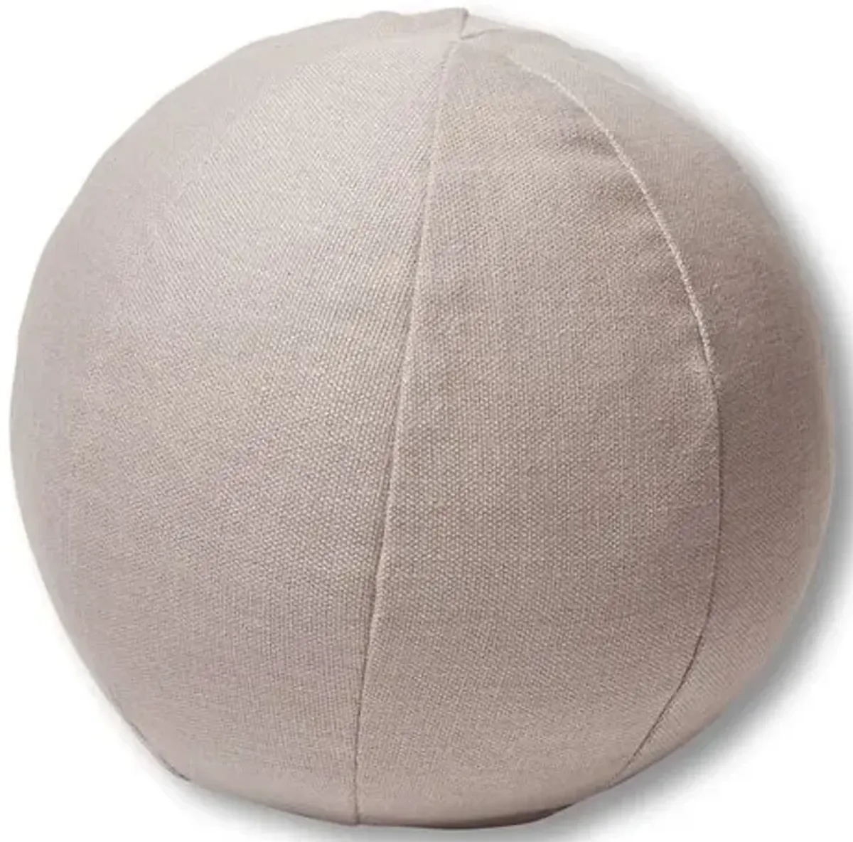 Emma 11x11 Ball Pillow - Quartz Linen