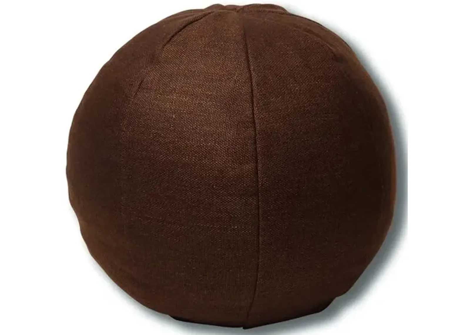 Emma 11x11 Ball Pillow - Walnut Linen