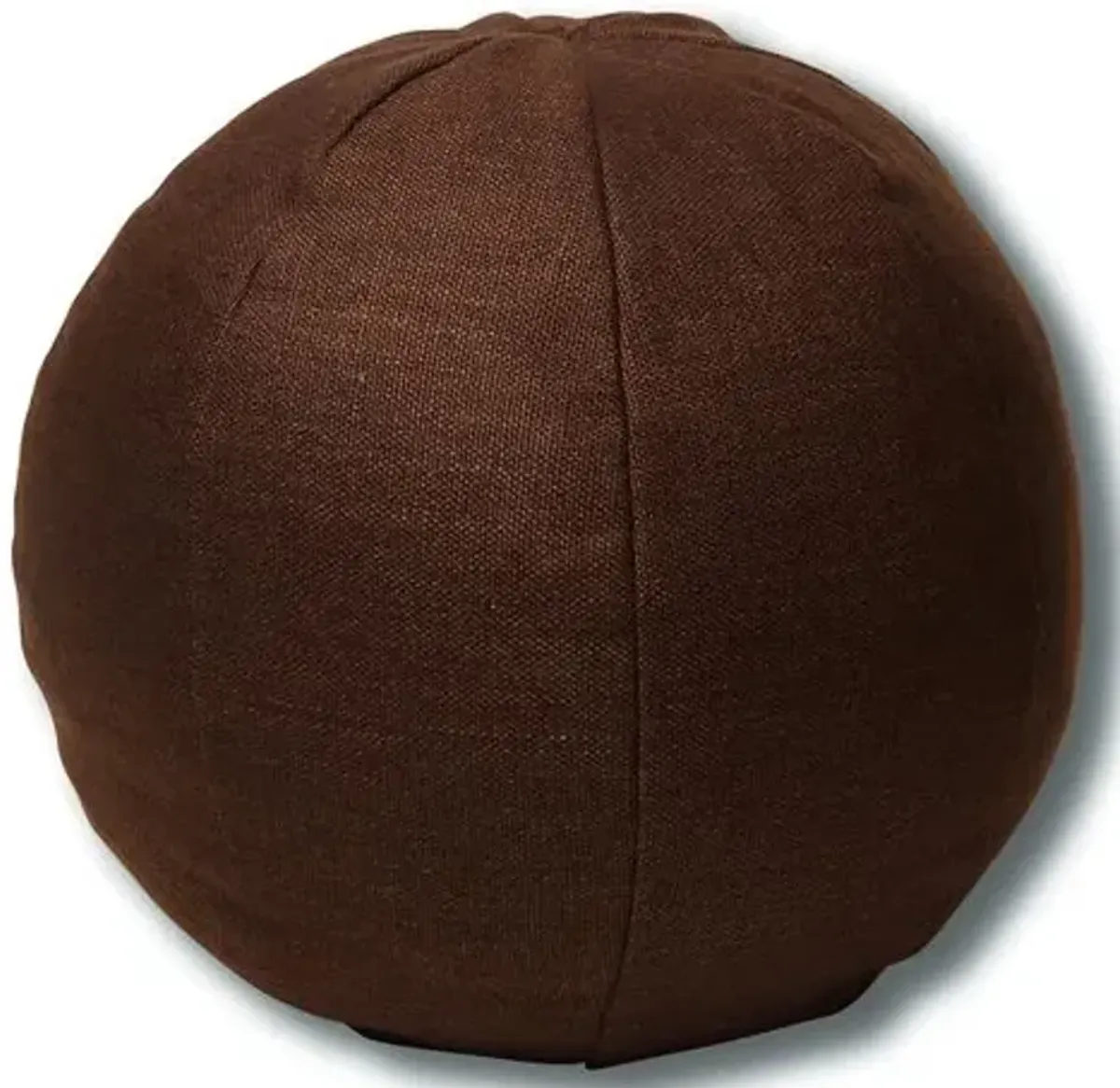 Emma 11x11 Ball Pillow - Walnut Linen