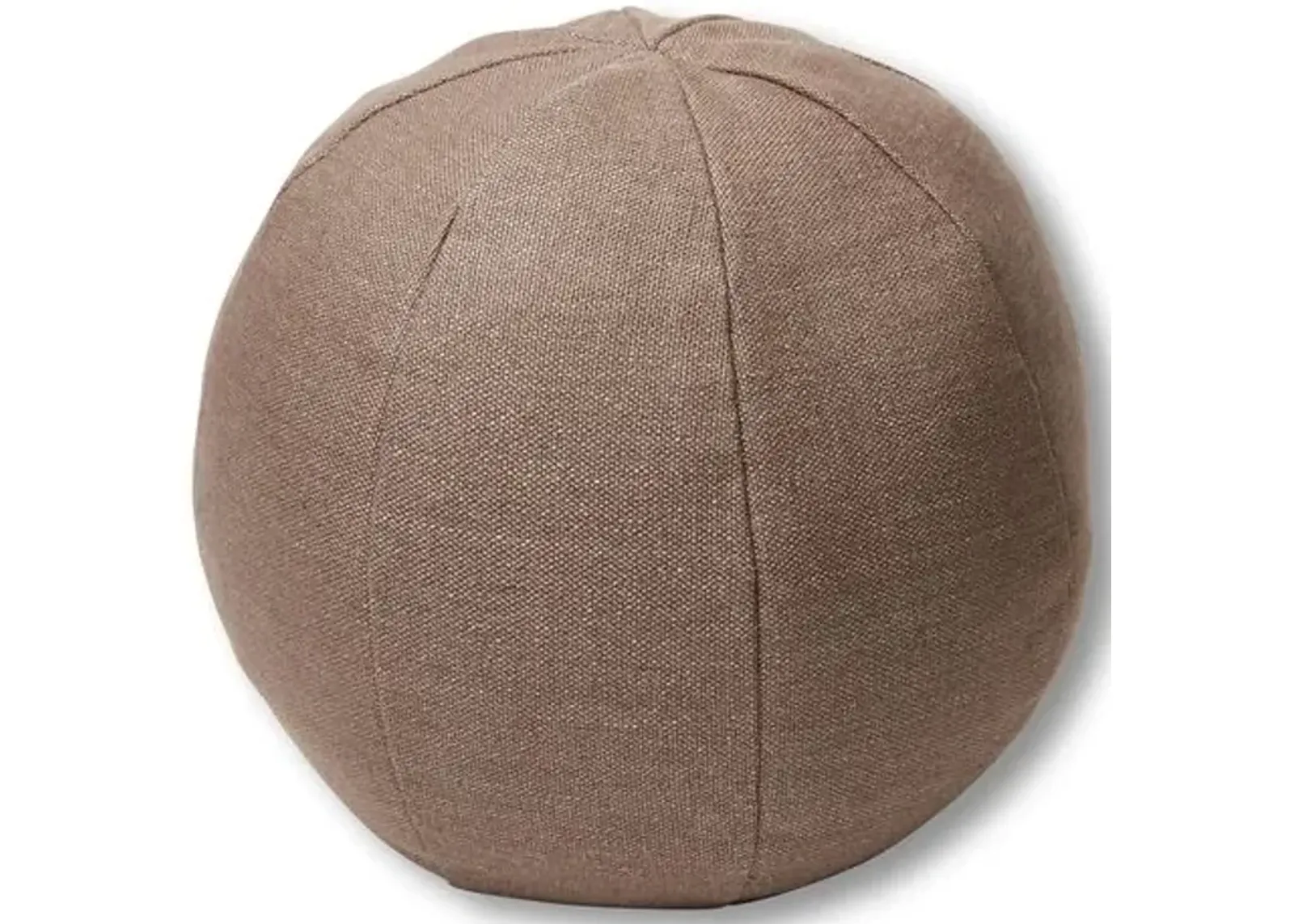 Emma 11x11 Ball Pillow - Earth Linen