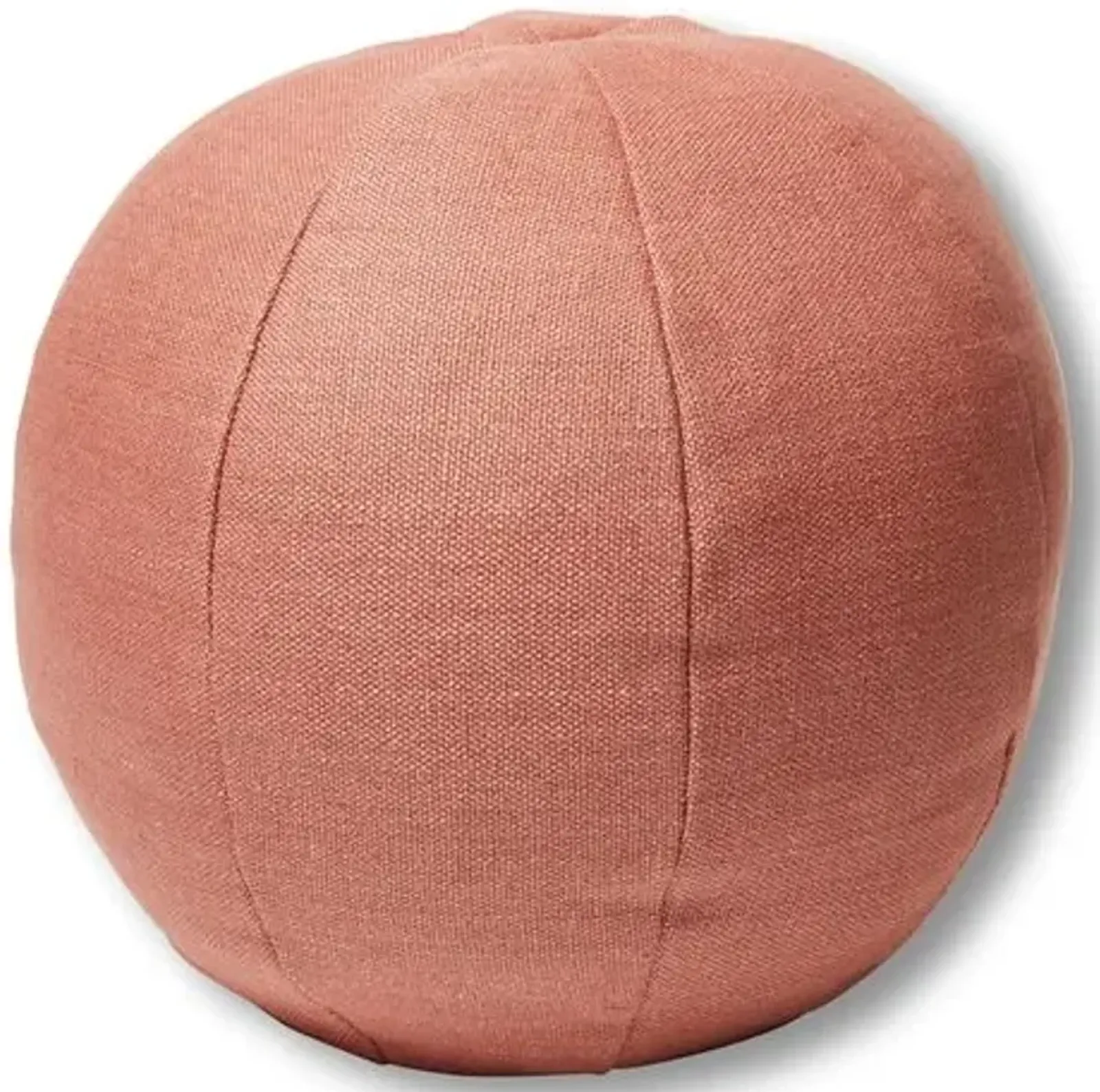 Emma 11x11 Ball Pillow - Rose Linen