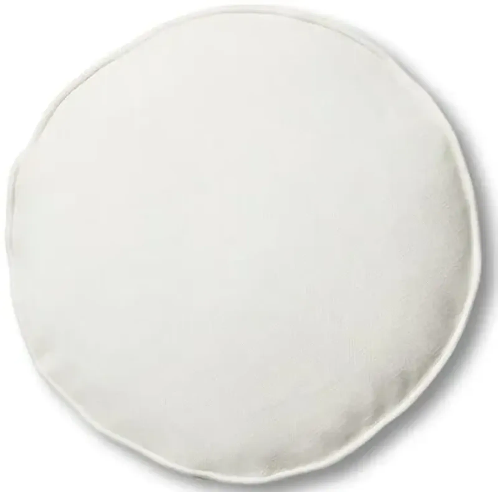 Claire 16x16 Disc Pillow - White Linen