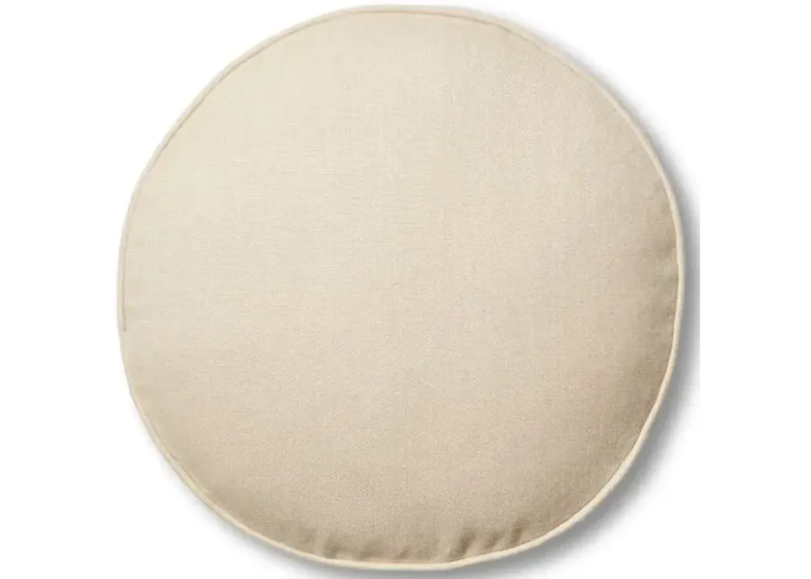 Claire 16x16 Disc Pillow - Dune Linen