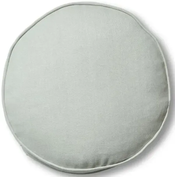Claire 16x16 Disc Pillow - Sea Glass Linen