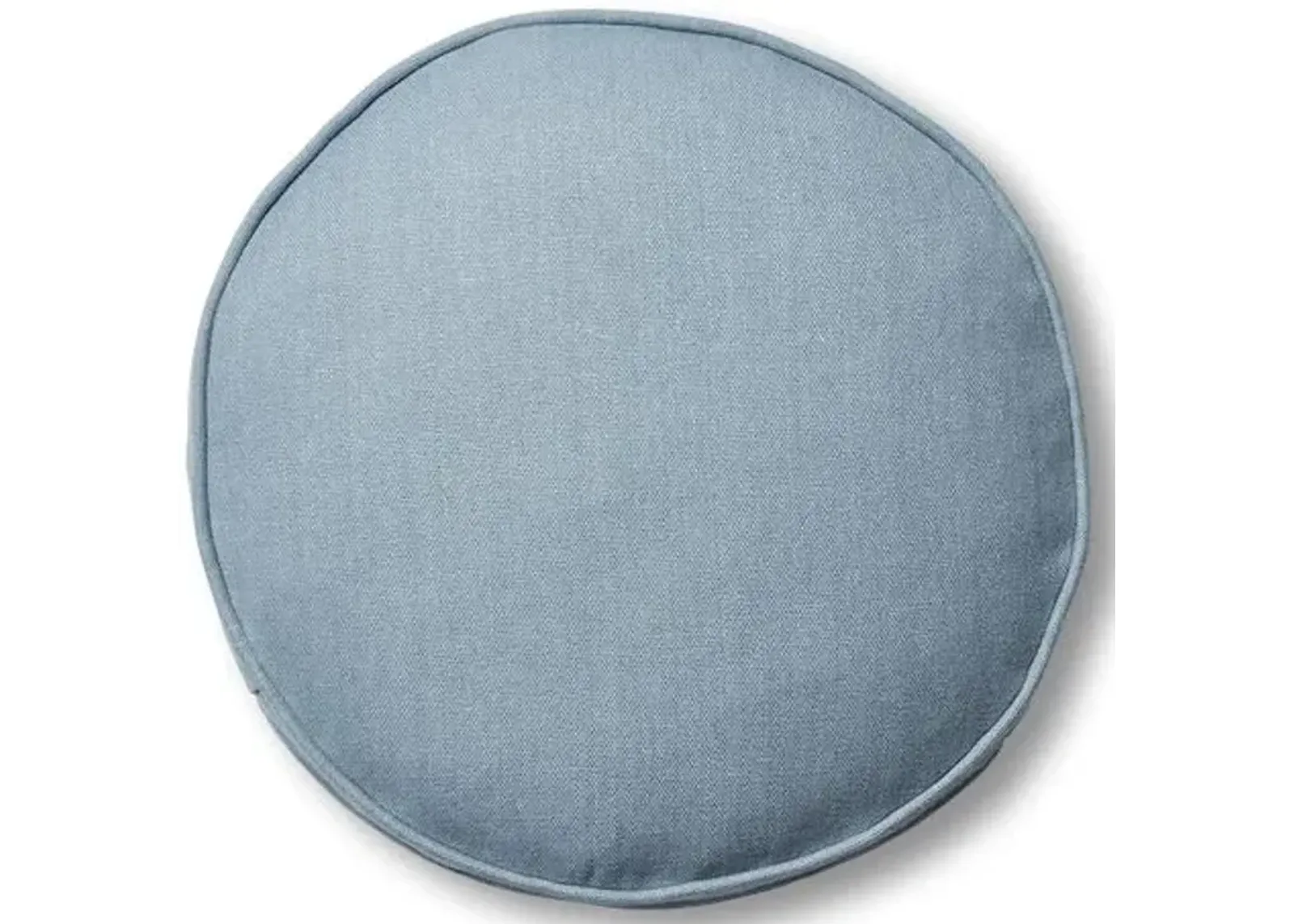 Claire 16x16 Disc Pillow - Smoky Blue Linen