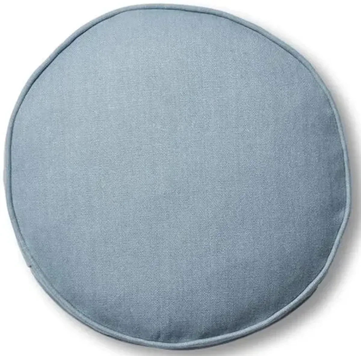 Claire 16x16 Disc Pillow - Smoky Blue Linen